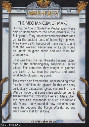 The Mechanicum of Mars II